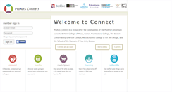 Desktop Screenshot of proartsconnect.org